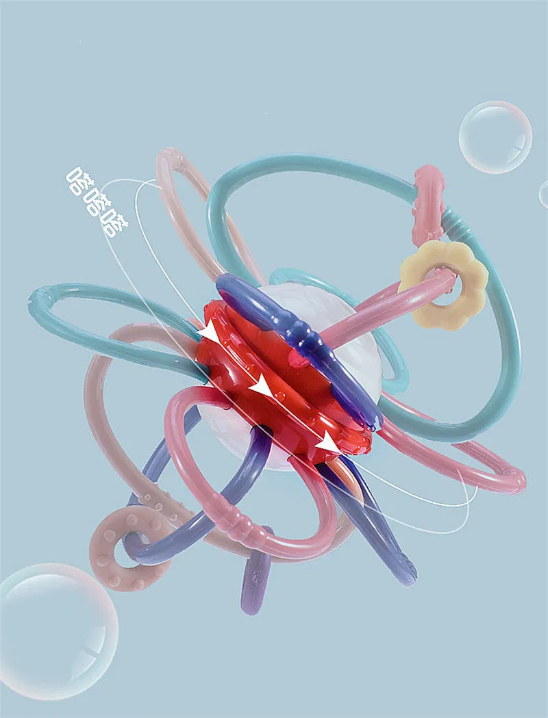 Baby Development Toys 0 6 12 Months Sensory Baby Teether Rattle Educational Baby Toys Soft Teething Toys Games For Babies 1 Year