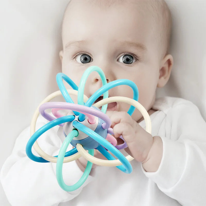 Baby Development Toys 0 6 12 Months Sensory Baby Teether Rattle Educational Baby Toys Soft Teething Toys Games For Babies 1 Year