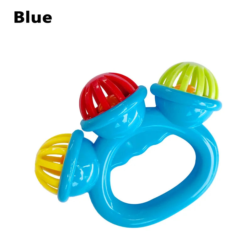 1-4PCS Baby Hand Rattle Ball Toy Newborn Grasping Hand Bell Sensory Toy Kids Safety Materials Toys for 0-24 Months Baby Children
