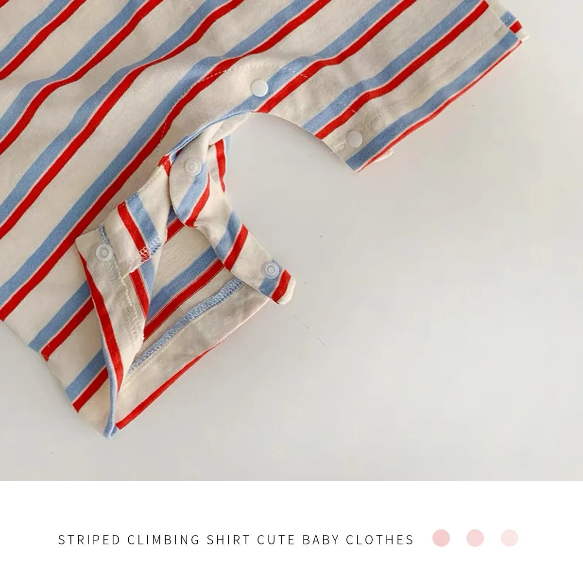 Summer New Baby Short Sleeve Striped Romper Newborn Toddler Cotton Casual Jumpsuit Infant Boy Girl Clothes 0-24 Months