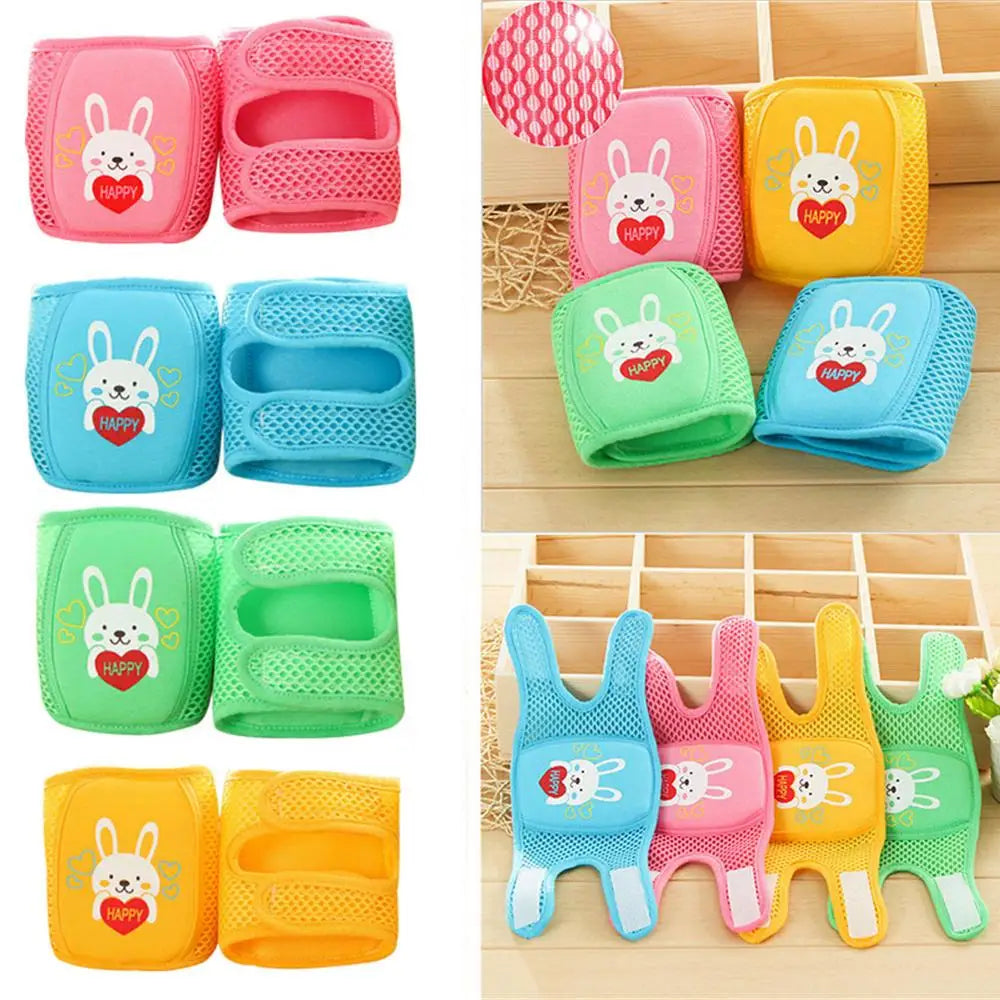Children's Antifall Knee Breathable Mesh Knee Pads Can Adjust Baby Crawling Baby Learn To Walk Knee Protector