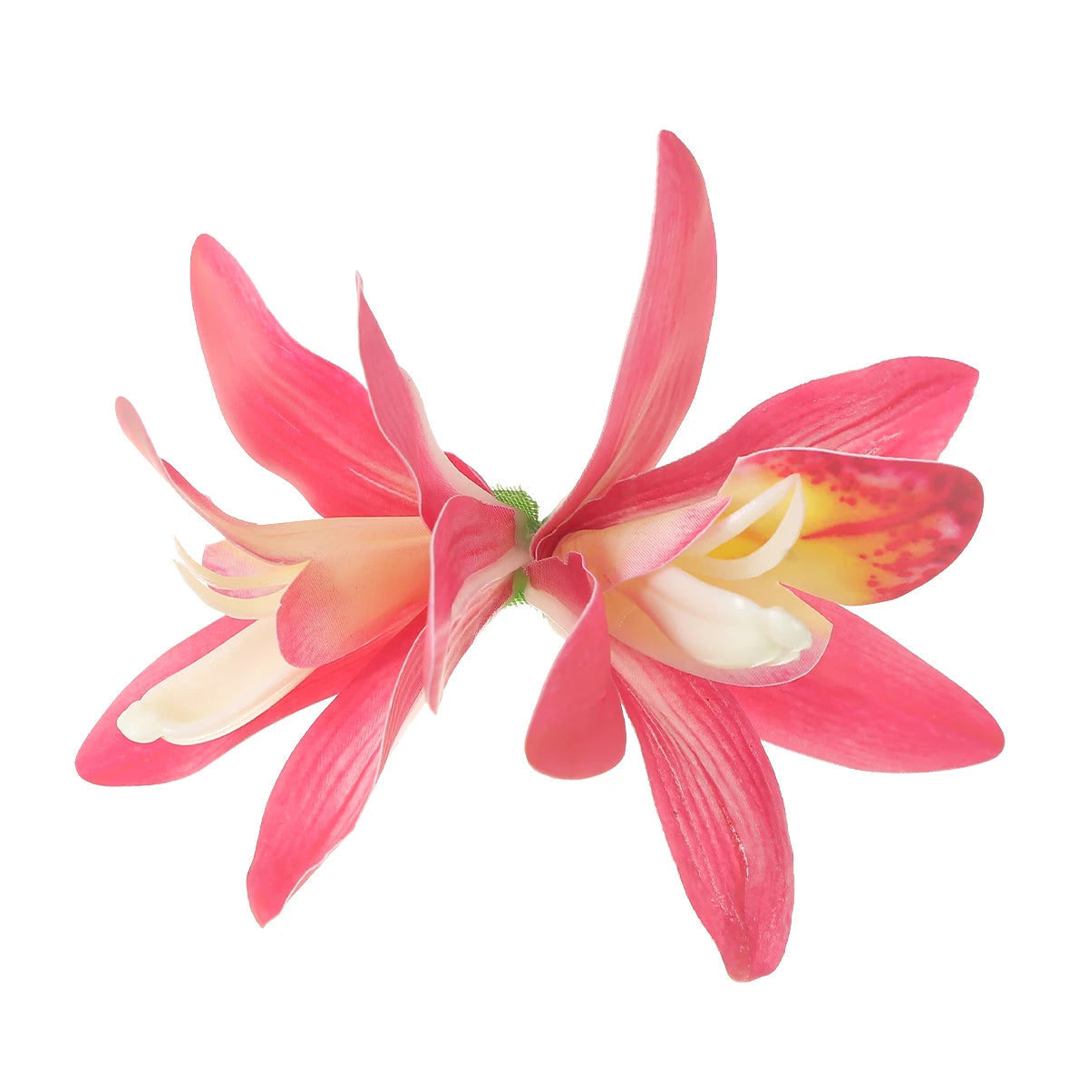 AWAYTR Elegant Bohemian Flower Small Hair Clips Faux Flower Side Pins Hairpin Vacation Beach Hair Accessories for Women