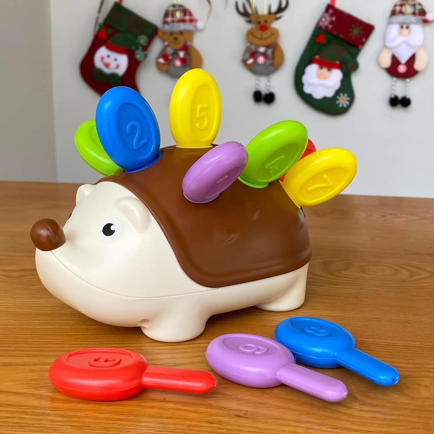 Hedgehog Montessori Baby Toys Hand-eye Coordination Fine Motor Training Develop Concentration Children Sensory Educational Toy