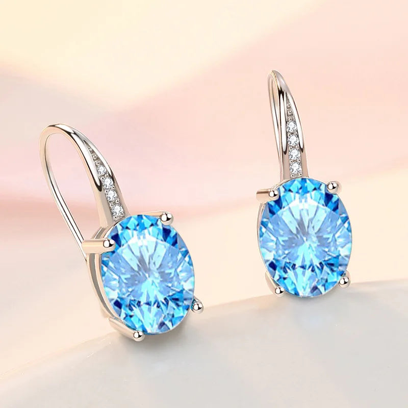 New 925 Sterling Silver Heart Hoop Earrings Stud Earrings Silver Women Star Butterfly Earrings for Women Jewelry Gift E523