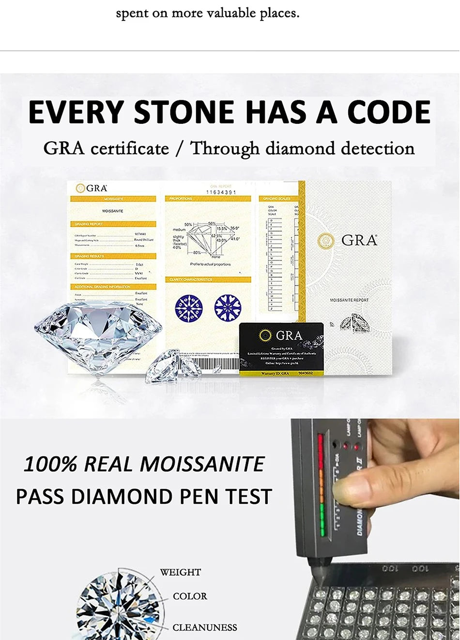 PERMANY 1CT Full Moissanite Earrings for Women S925 Pure Silver Laboratory Certified Cultivation Diamond Luxury Party Jewelry