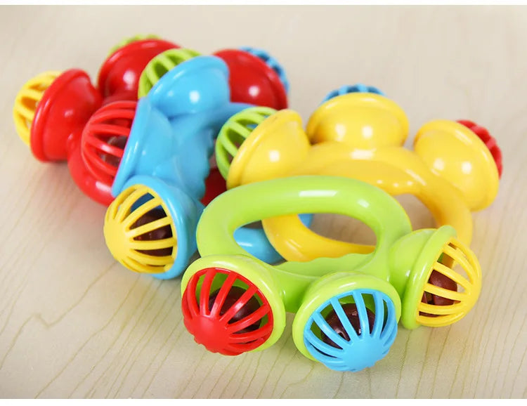 1-4PCS Baby Hand Rattle Ball Toy Newborn Grasping Hand Bell Sensory Toy Kids Safety Materials Toys for 0-24 Months Baby Children