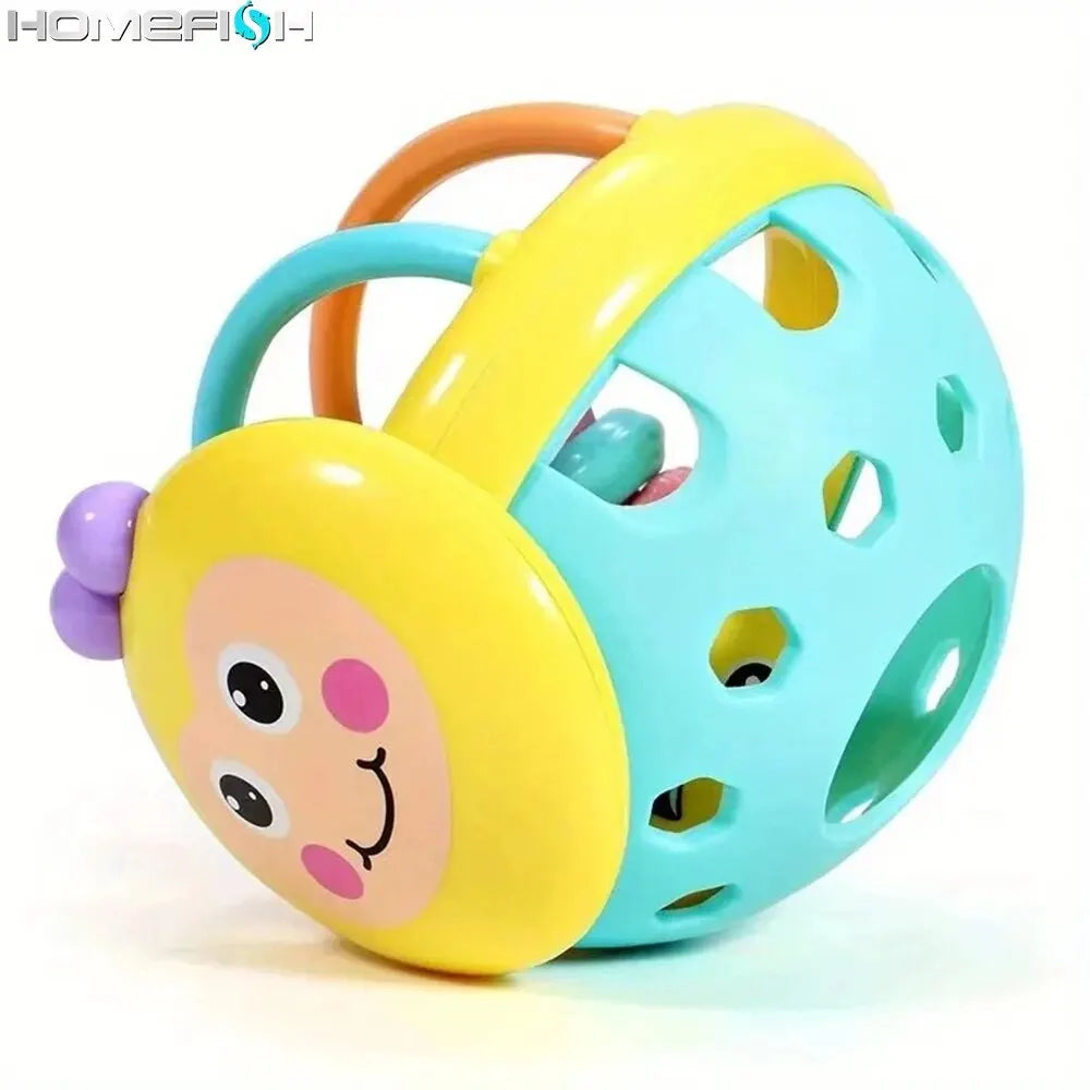 1 Pc 10cm Baby Toy Catch Ball Bendy Baby Walker Rattles Develop Intelligence Ball 0-12 Months Plastic Bell Rattle Doll