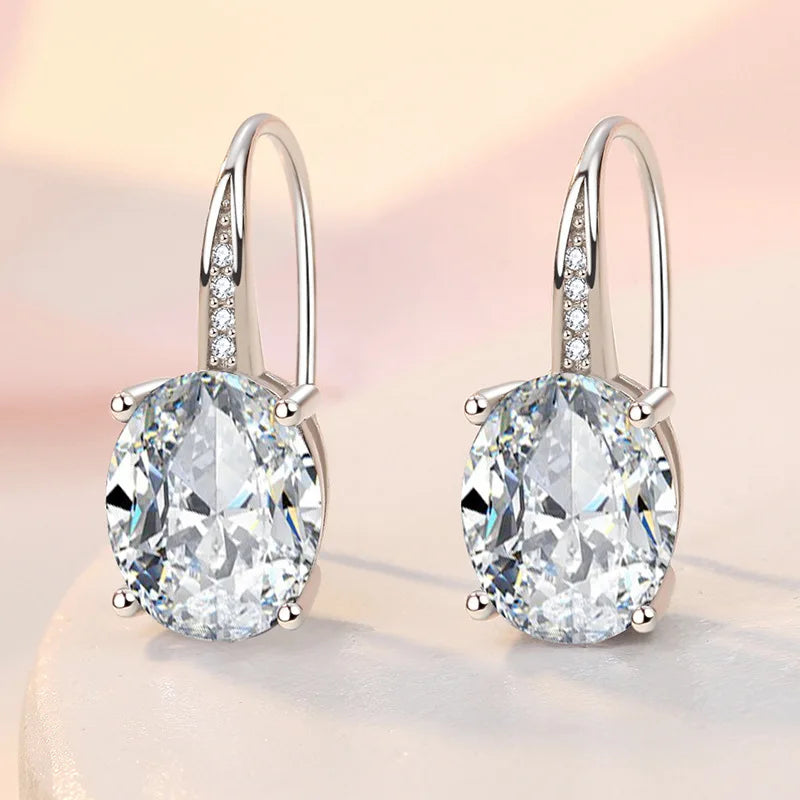 New 925 Sterling Silver Heart Hoop Earrings Stud Earrings Silver Women Star Butterfly Earrings for Women Jewelry Gift E523