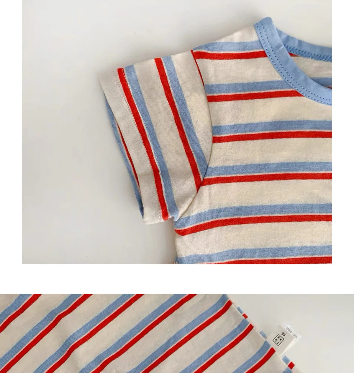 Summer New Baby Short Sleeve Striped Romper Newborn Toddler Cotton Casual Jumpsuit Infant Boy Girl Clothes 0-24 Months