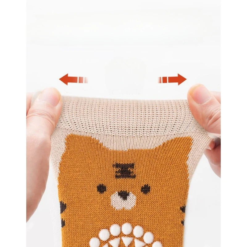 Baby Knee Pad And Floor Socks Set Non-slip Crawling Cushion Infants Toddlers Socks Protector Safety Kneepad 2-piece Set Girl Boy