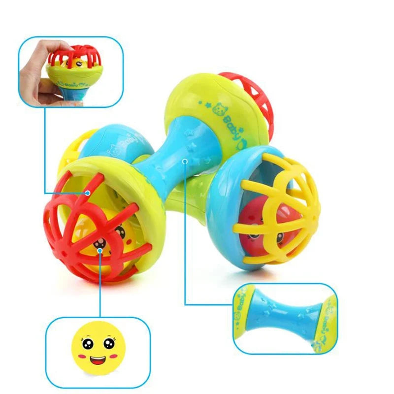 Baby Development Toys 0 6 12 Months Sensory Baby Teether Rattle Educational Baby Toys Soft Teething Toys Games For Babies 1 Year