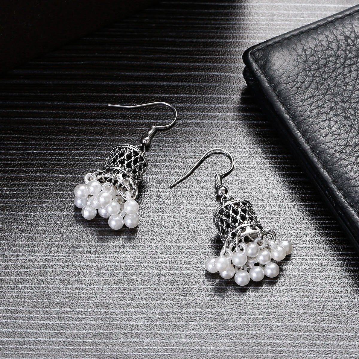 Pendientes Piercing Indian Jewelry Jhumka Tassel Earrings Women Accessories Kolczyki Silver Color Earring Trendy Party Ear rings