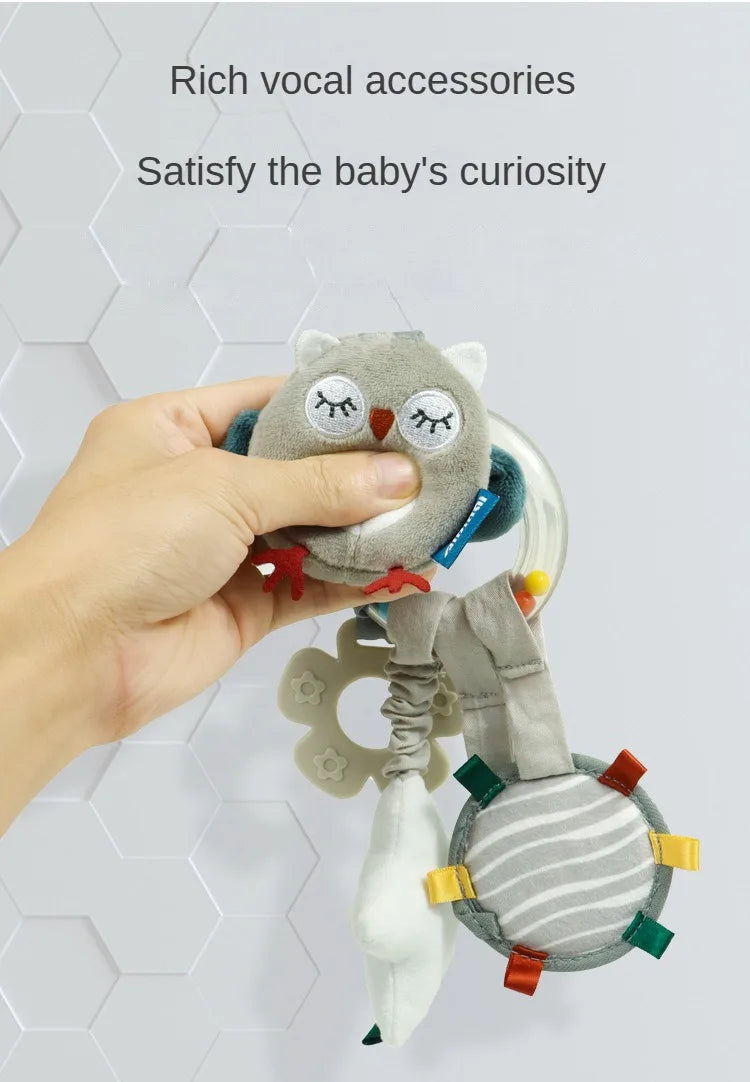 Baby Toys for 0 3 6 12 Months Rainbow Activity Plush Animal Stroller Hanging Toy for Baby Car Seat Crib Travel Sensory Baby Toys