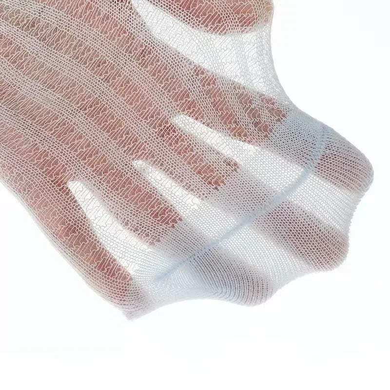 Summer Ultra-thin Mesh Socks Baby Girl Mosquito Resistant Knee Sock Cute Newborn Pink Bow Hollow Cotton Baby Clothes New Born