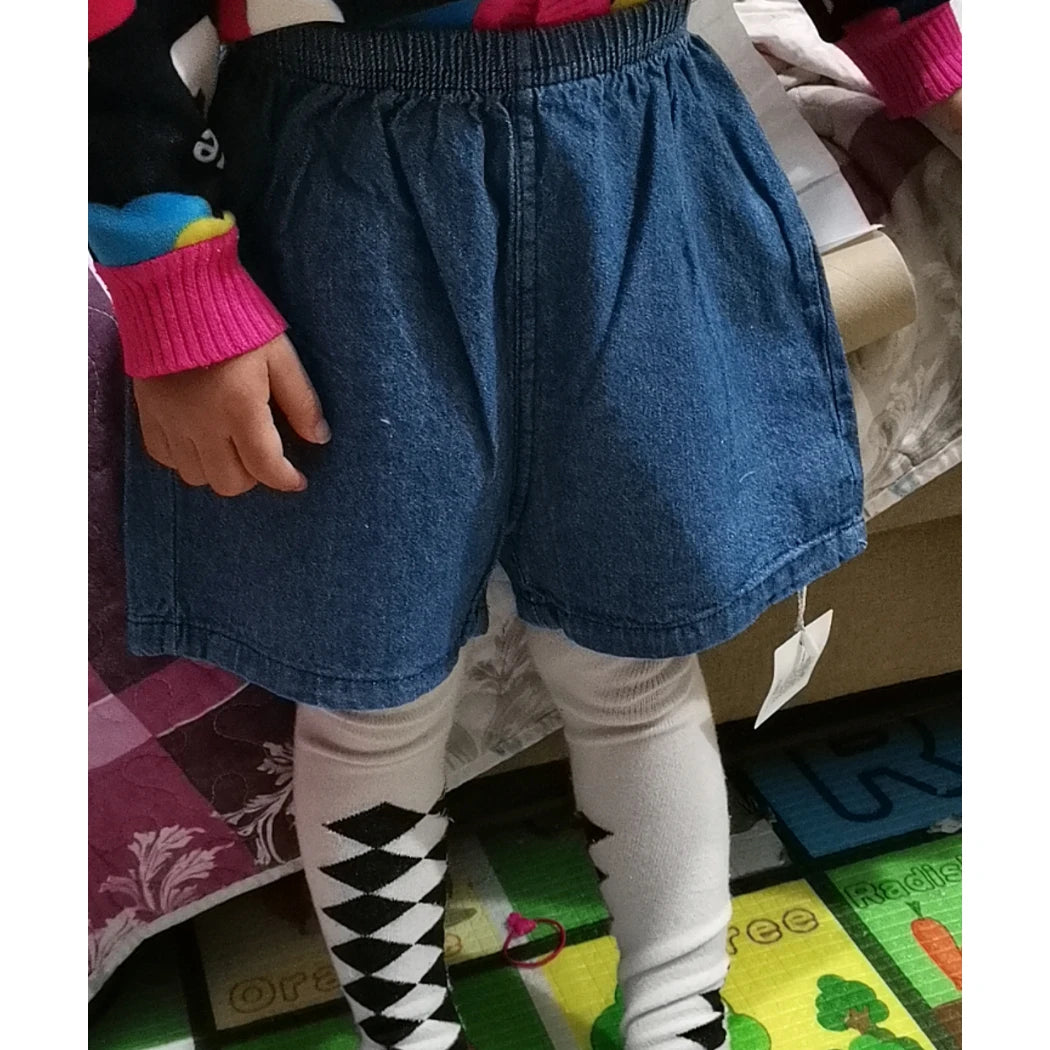 Adorable Baby Boys Shorts Summer Casual Denim Short Pants for Toddler Girls Pockets Design Clothing Children Jeans Pants 0-24M
