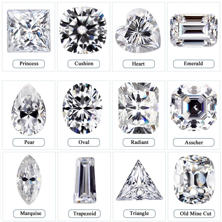 Premium 0.5-2ct Moissanite Diamond Stud Earrings for Women Orginal 925 Sterling Silver Screw Back Women Moissanite Earring 2025