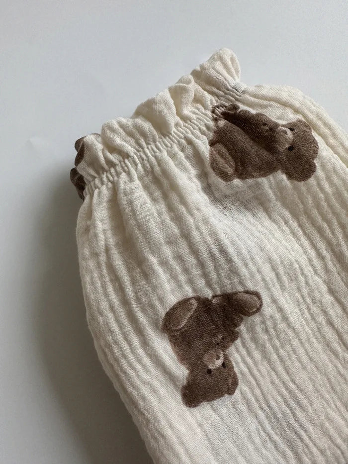 Organic Cotton Baby Pants Newborn Toddlers Autumn Spring Summer Winter Cute Print Soft Muslin Clothes Pants Pantalons Capris