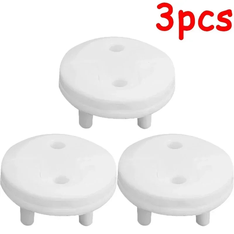 White Electrical Safety Socket Protective Cover Baby Care Safe Guard Protection Children Anti Electric Shock Rotate Protectors