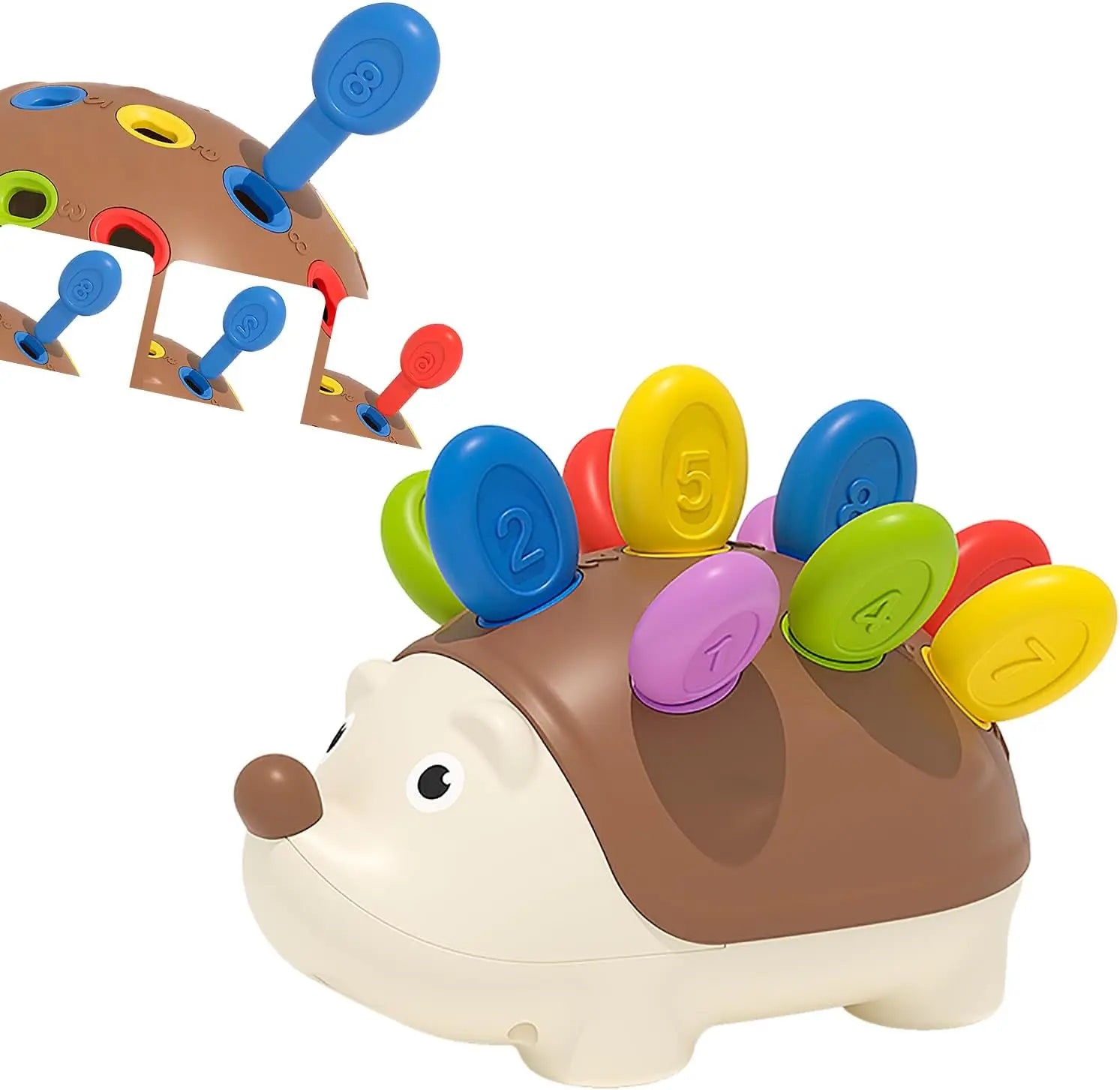 Hedgehog Montessori Baby Toys Hand-eye Coordination Fine Motor Training Develop Concentration Children Sensory Educational Toy