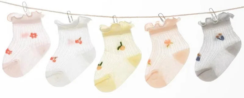 3Pair/lot New Newborn Baby Socks Summer Thin Casual Kids' Baby