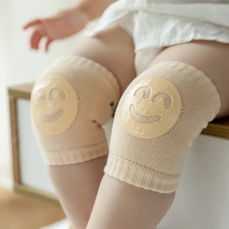 Baby Accessories Knee Pads Leg Warmer Gaiter Safety Smile Girl Boy Kids Crawling Elbow Kneepad Slips Toddlers Protector Infant