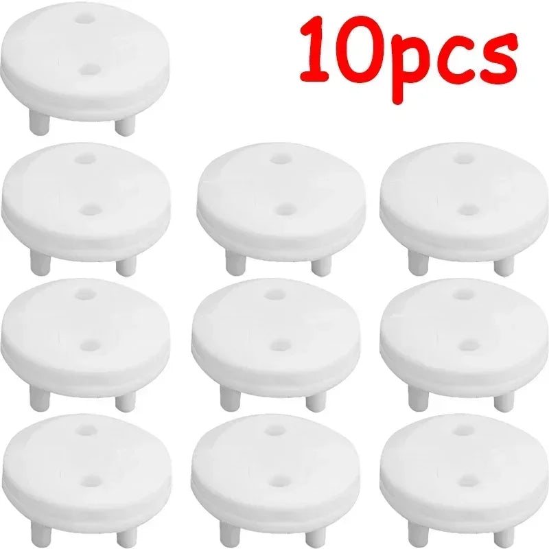 White Electrical Safety Socket Protective Cover Baby Care Safe Guard Protection Children Anti Electric Shock Rotate Protectors