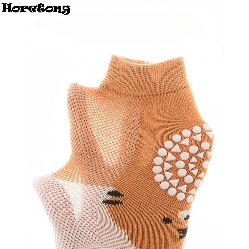 Baby Knee Pad And Floor Socks Set Non-slip Crawling Cushion Infants Toddlers Socks Protector Safety Kneepad 2-piece Set Girl Boy