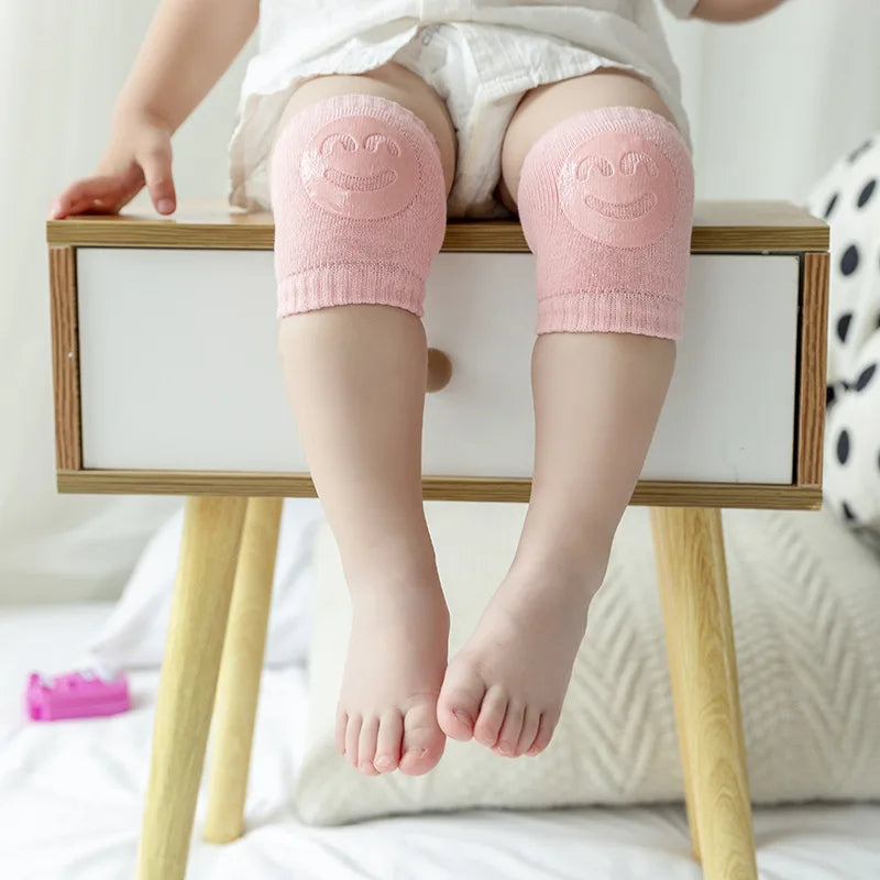 Baby Accessories Knee Pads Leg Warmer Gaiter Safety Smile Girl Boy Kids Crawling Elbow Kneepad Slips Toddlers Protector Infant