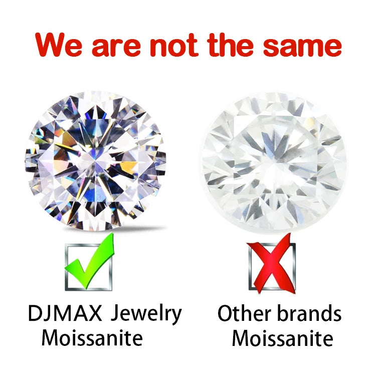 Premium 0.5-2ct Moissanite Diamond Stud Earrings for Women Orginal 925 Sterling Silver Screw Back Women Moissanite Earring 2025