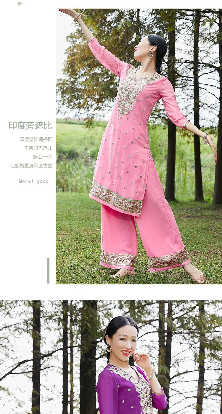 India Pakistan Punjabi Dupattas Daily Suits Woman Blouse Pants Scarf Kurtas Saree Top Katak Sets