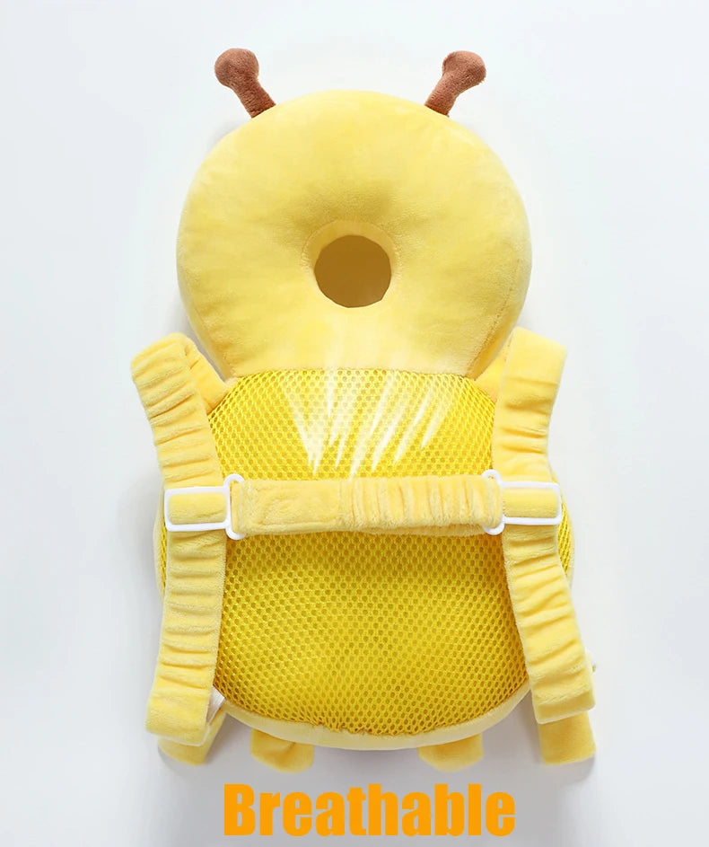 Head Back Protector Baby Protect Pillow Learn Walk Head Protector  Cushion Anti Fall Backward Cap Carry Cartoon Kids Safe Bibi